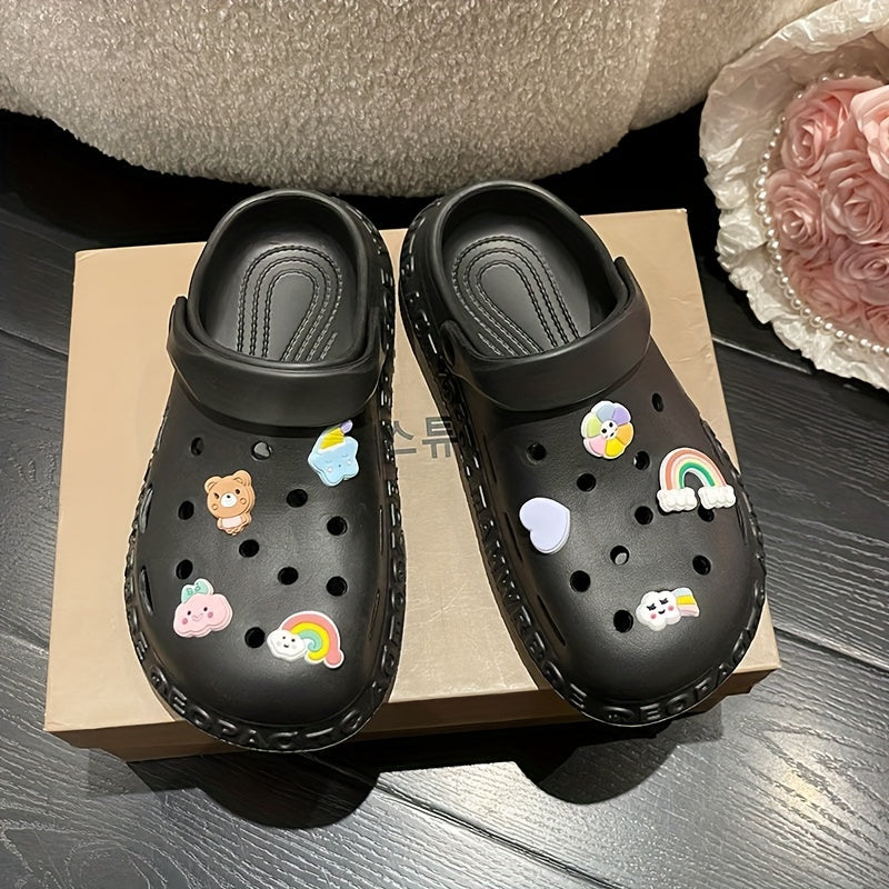 Women's Breathable EVA Clogs for Beach and Garden Lightweight Flat Shoes