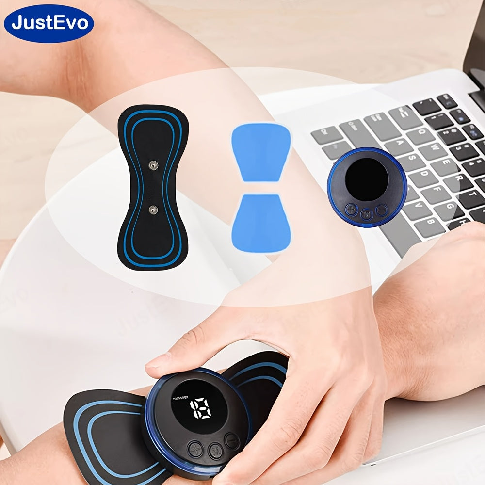 EMS Mini Neck and Body Massager with 8 Modes and 19 Intensity Levels