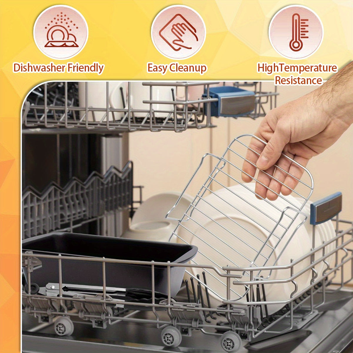 4-Donali Havo Qovurish Qurilmasi Aksesuarlar to'plami, Silikon mato va zanglamaydigan po'lat panjaralar bilan, Ikki Zonal Havo Qovurish Qurilmalari uchun