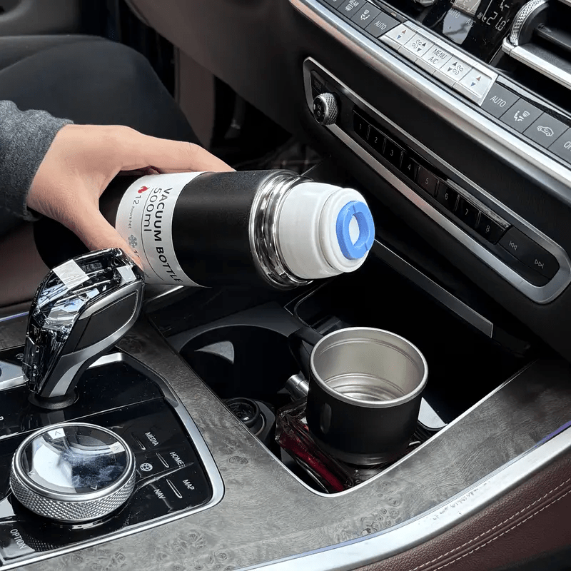 2 ta zanglamaydigan po'latdan yasalgan issiqlik izolyatsiyalangan qahva va suv shishasi, 16.9oz, issiq va sovuq