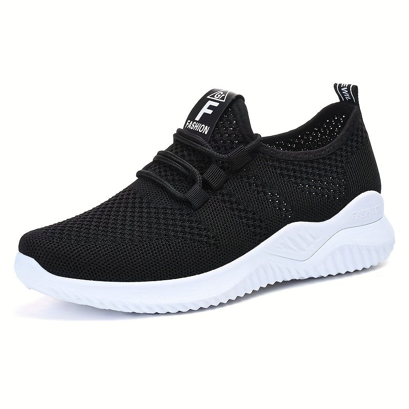 Women's Mesh Sneakers Lightweight Low-Top Casual Skateboarding Shoes