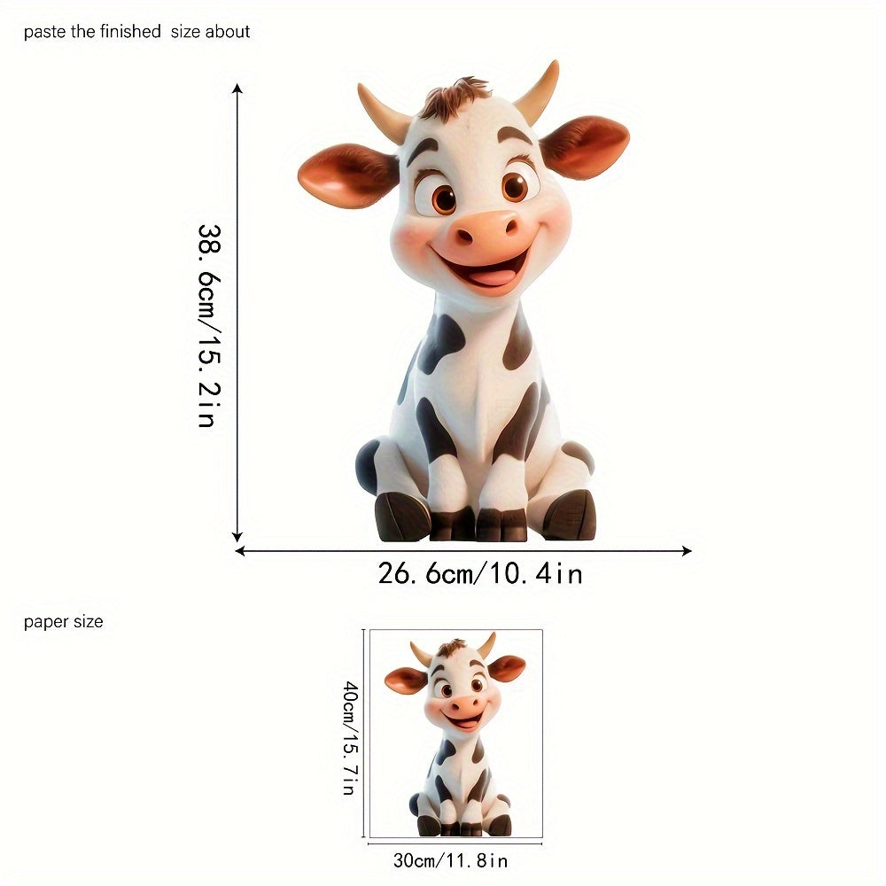 Adorable calcomanía de ventana de vidrio con caricatura de tigre electrostático, reutilizable, decoración para el hogar