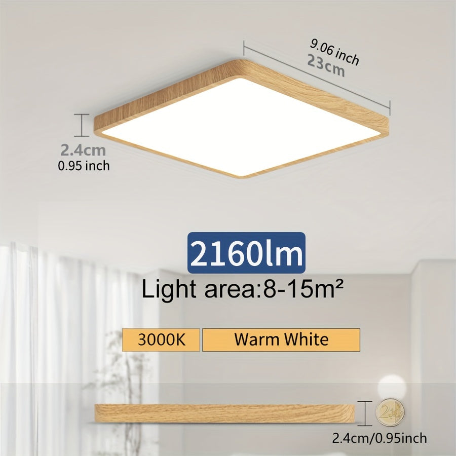 Modern Nordic LED Ceiling Light 24W 36W Ultrathin Square Indoor Living Room Bedroom