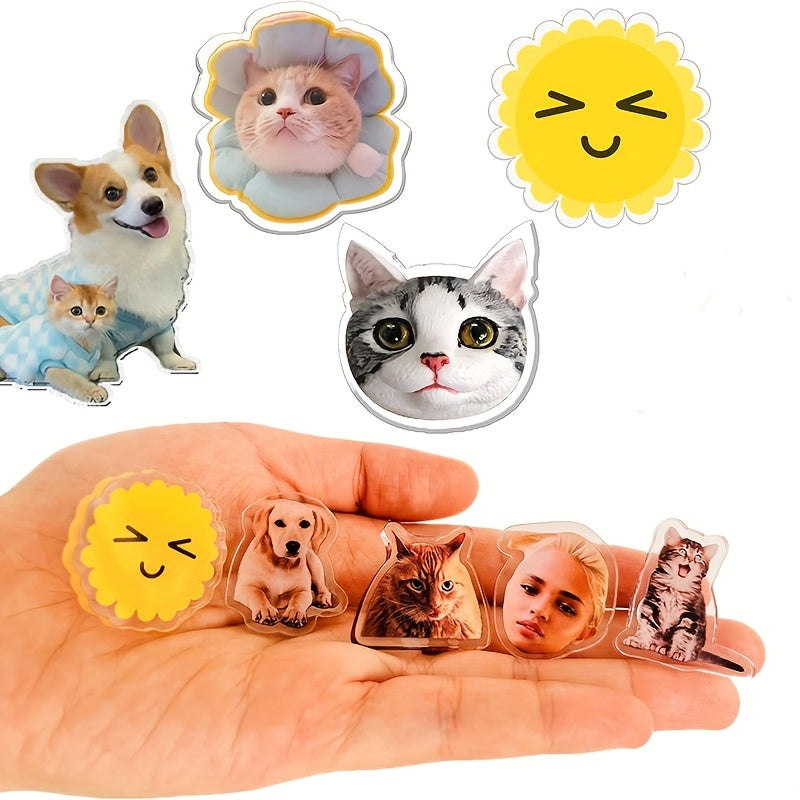 Personalized Acrylic Shoe Charms Custom Photo Shoe Accessories for Kids Adults