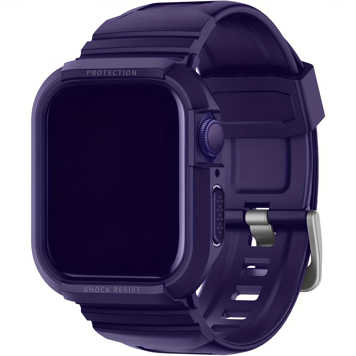 Apple Watch Band with TPU Bumper Case for Series 9-1 SE Shockproof Impact-Resistant