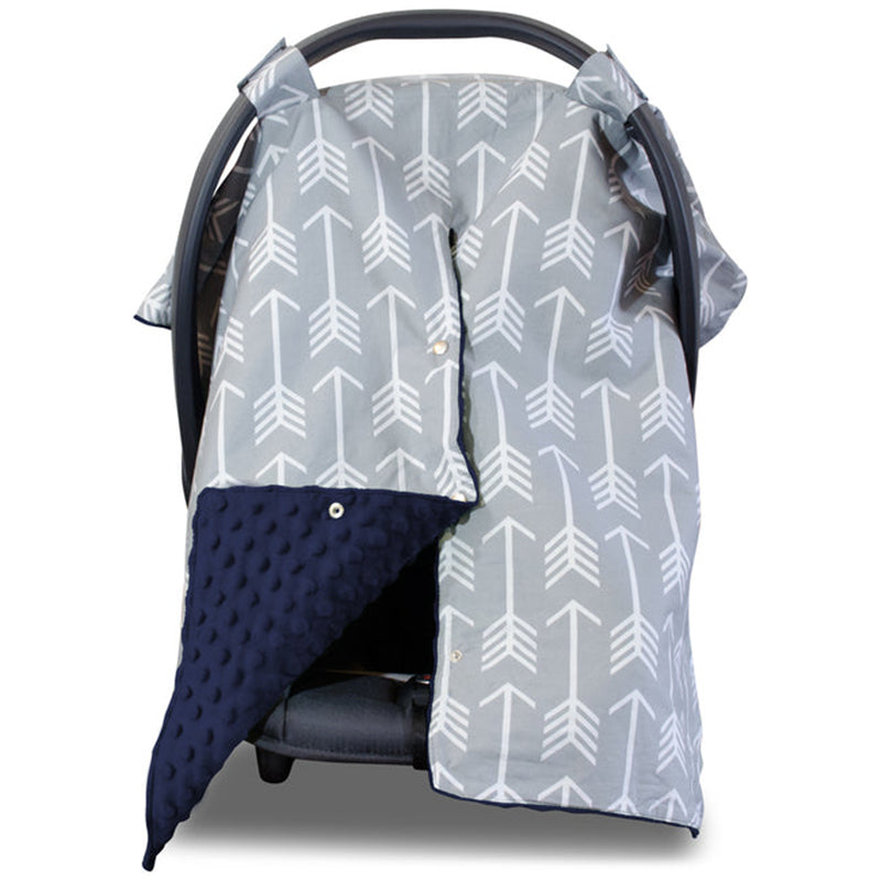 Baby Car Seat Cover for Boys and Girls Breathable Multiuse Canopy Warm Cozy