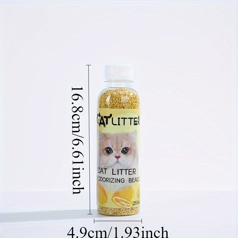 Plant-Based Cat Litter Deodorizer Beads Odor Eliminator Fragrant Fresh Scent