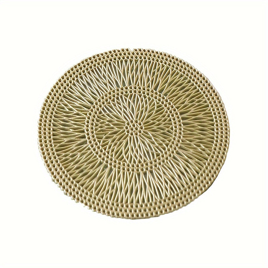 Posavasos de PVC resistentes al calor para mesas de la serie Golden, antideslizantes, set de 6