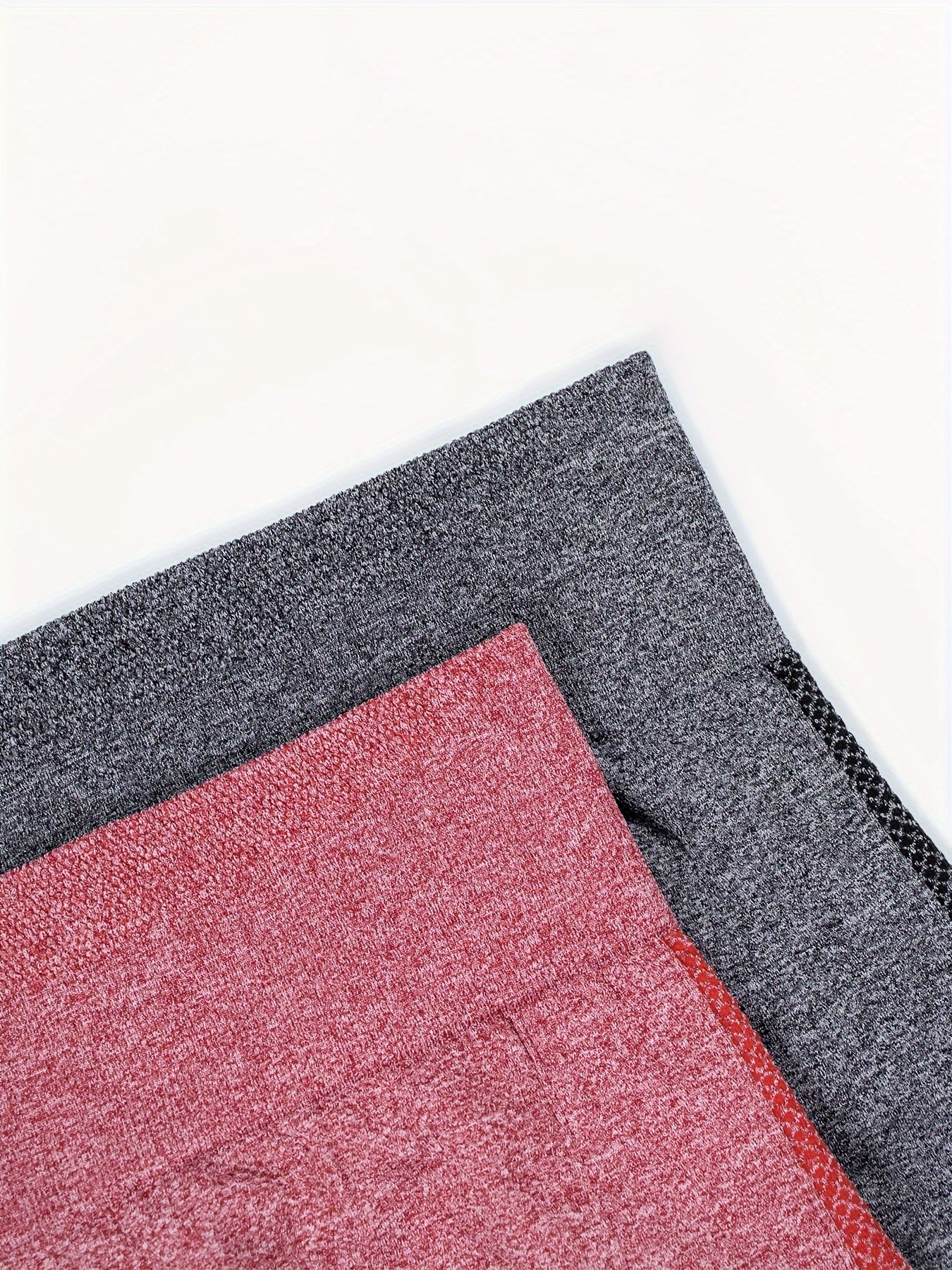 Women's 2-Pack High-Waist Compression Shorts Seamless Knit Medium Support Fitness