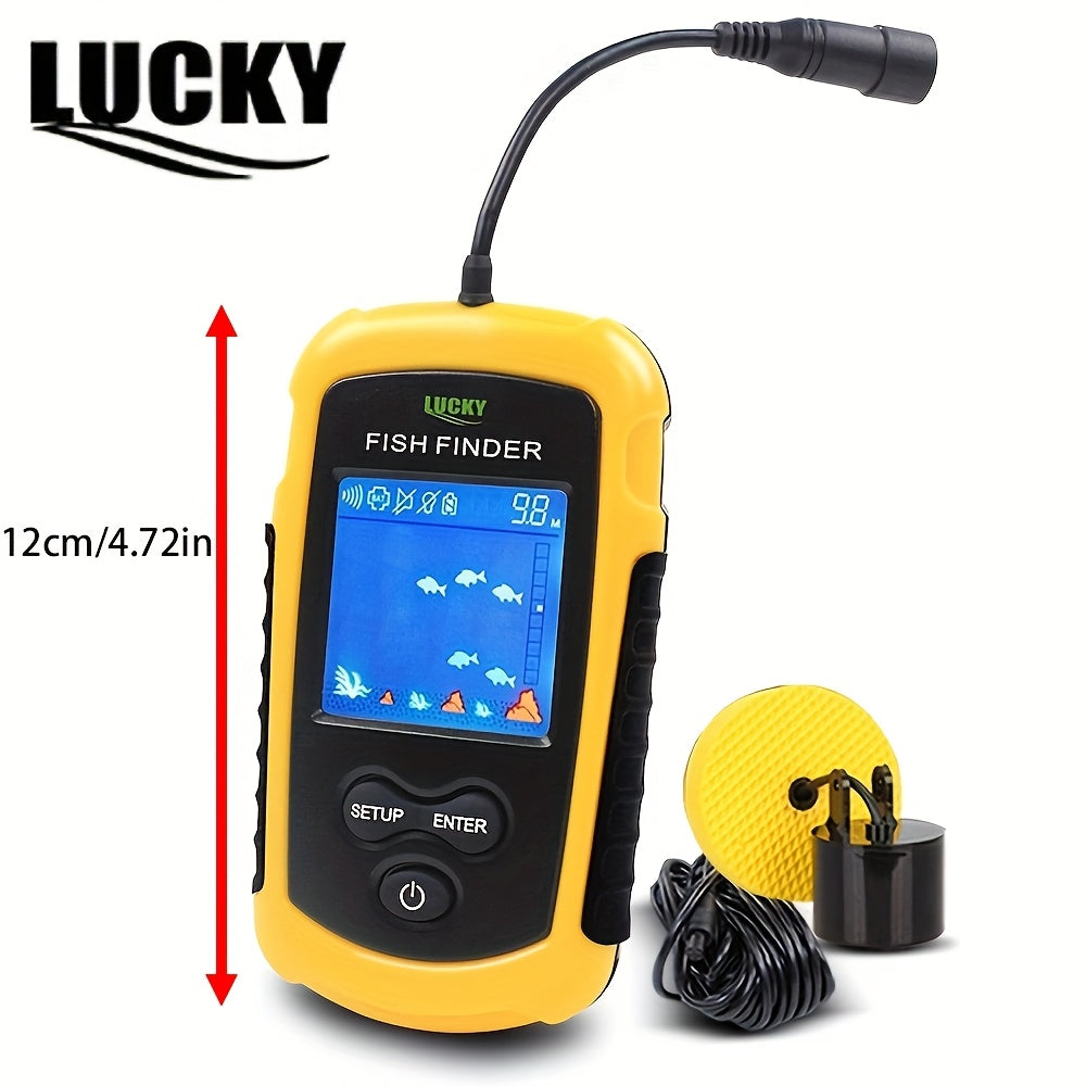 Wired Fish Finder with LCD Display Portable Depth Sensor for Outdoor Fishing