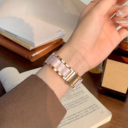 Stainless Steel and Resin Smartwatch Band for 38mm to 45mm Sizes