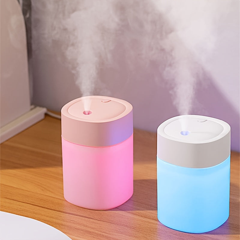 Portable USB Aromatherapy Humidifier with Color-Changing Night Light for Office Bedroom Car