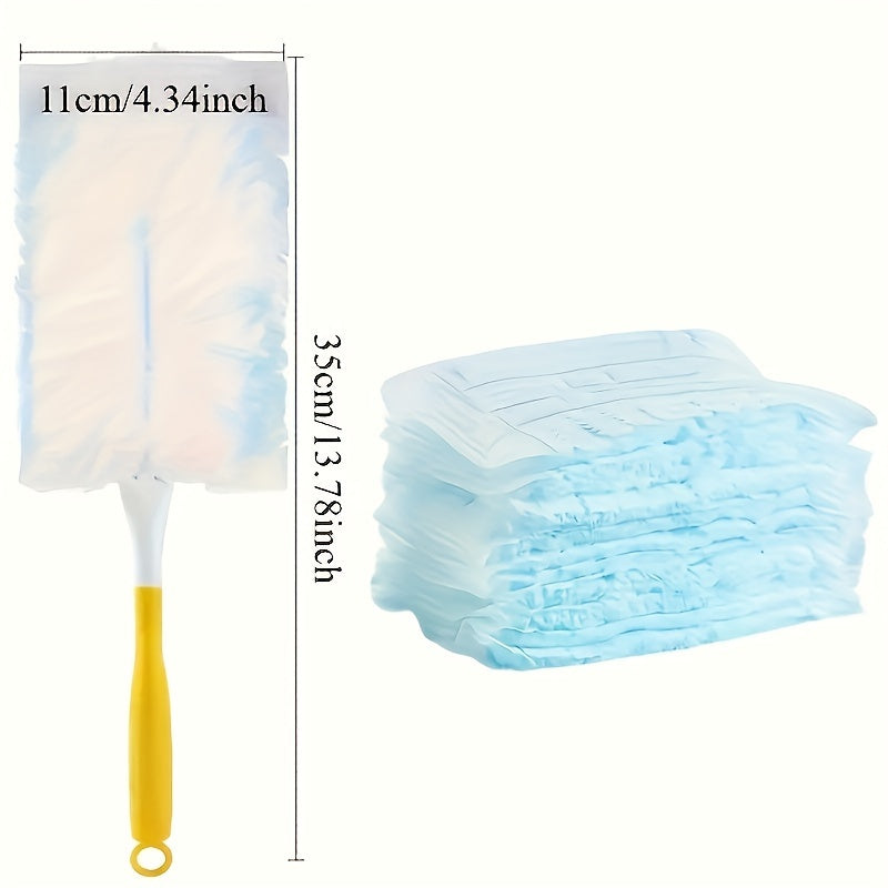 10-Pack Reusable Microfiber Dusting Brush Heads for Home Car Keyboard