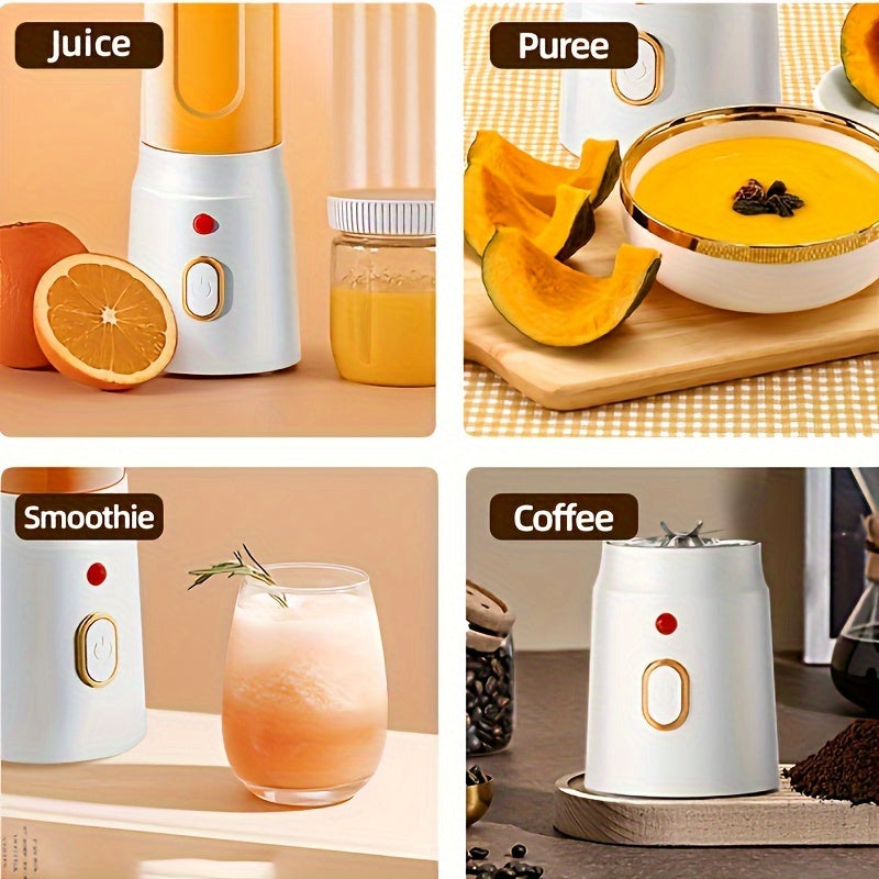 Rechargeable Electric Juicer for Home Travel and Outdoor Use with USB Charging