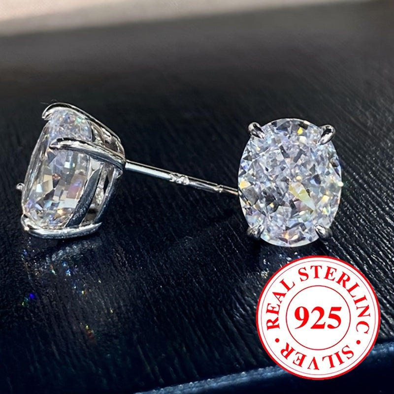 Ushbu zamonaviy kumush sirgalar zirconia aksentlari bilan 2.2 gramm og'irlikda, 925 sterling kumushdan tayyorlangan va kelinlar uchun to'y, niqoh, banket yoki har kuni kiyish uchun mukammaldir.