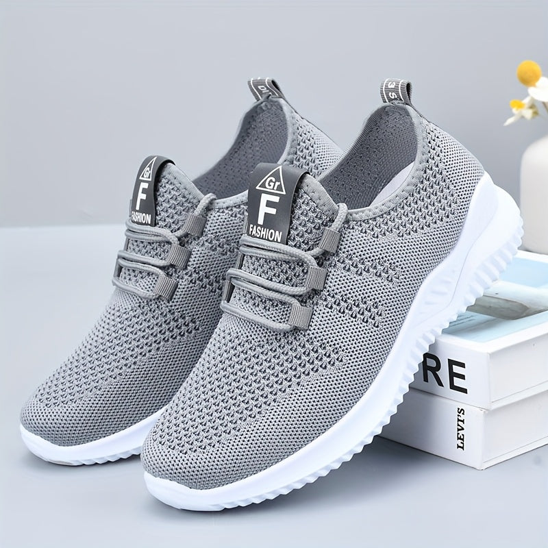 Women's Mesh Sneakers Lightweight Low-Top Casual Skateboarding Shoes