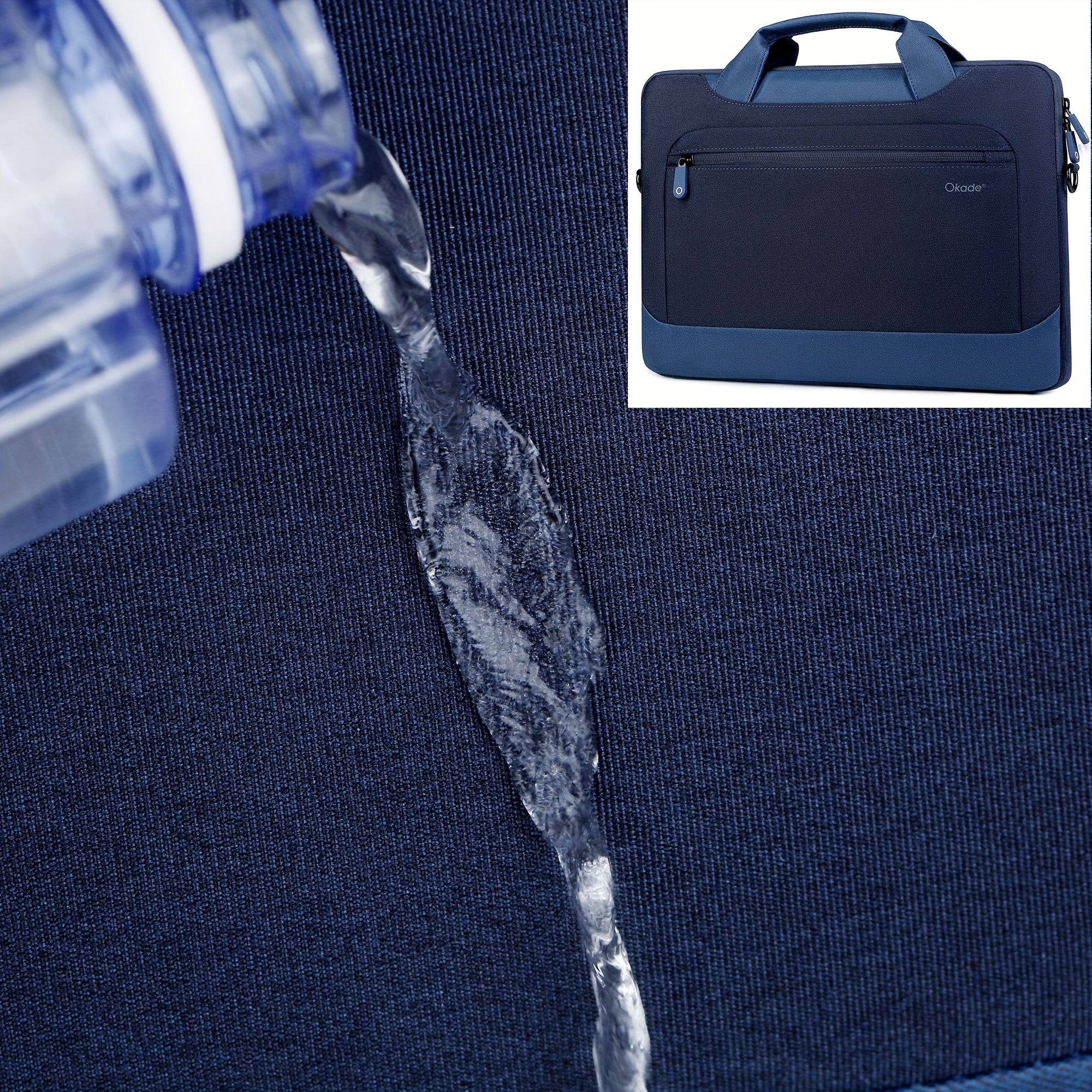 Lightweight Waterproof Shockproof Laptop Bag for 13.3-16 Inch Tablets with Adjustable Detachable Straps