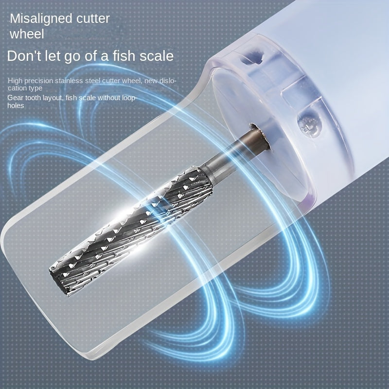 Электрический скребок для чешуи рыб из нержавеющей стали, питается от USB, для очистки рыбы и использования на улице