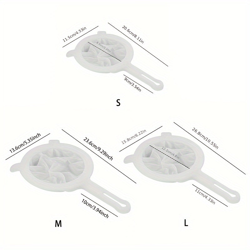 [Хит продаж] 1 шт. Нейлоновая ложка-фильтр для пищи с 300 ячейками, подвесной сито с двойными ушками для процеживания соевого молока, кофе, сока и молочных добавок