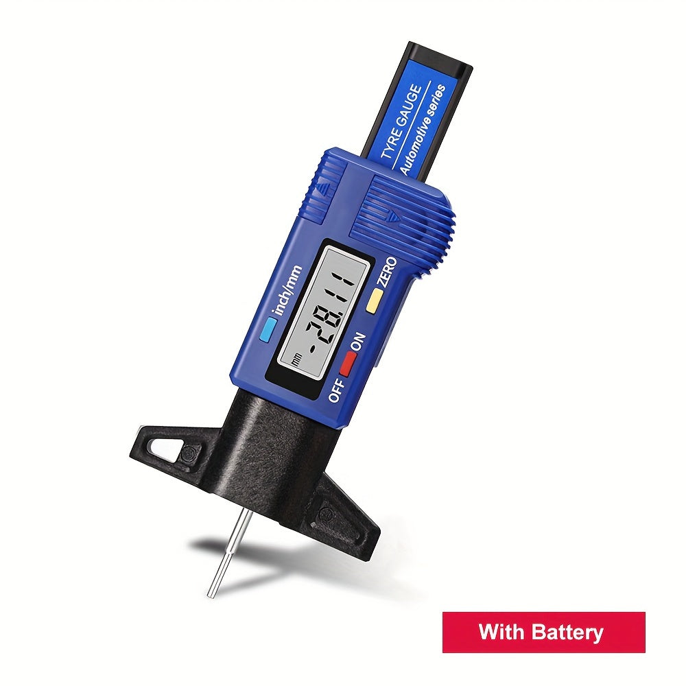 Цифровой измеритель глубины протектора шин 0-25,4 мм дюйм Автомобиль грузовик мотоцикл