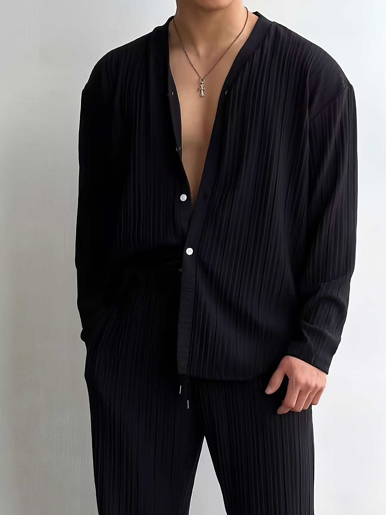 Conjuntos de pijamas de primavera y verano para hogar y estilo relajado en la playa, tela de rayas 3D