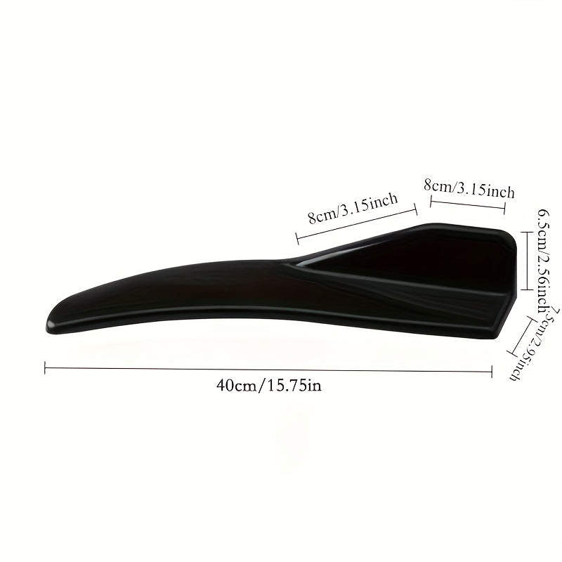 Spoiler de parachoques universal para coche, faldón lateral, labio delantero y trasero, anti-colisión