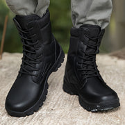 Women's Black Mid-Calf Boots All-Season Non-Slip Durable Outdoor Hiking