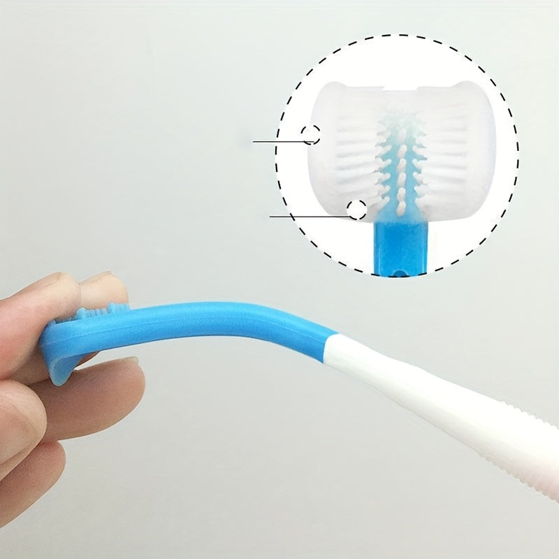 U-shakl silikon tish cho'tkasi oziq-ovqat sifatli yumshoq bosh sayohat uchun stomatologik parvarish