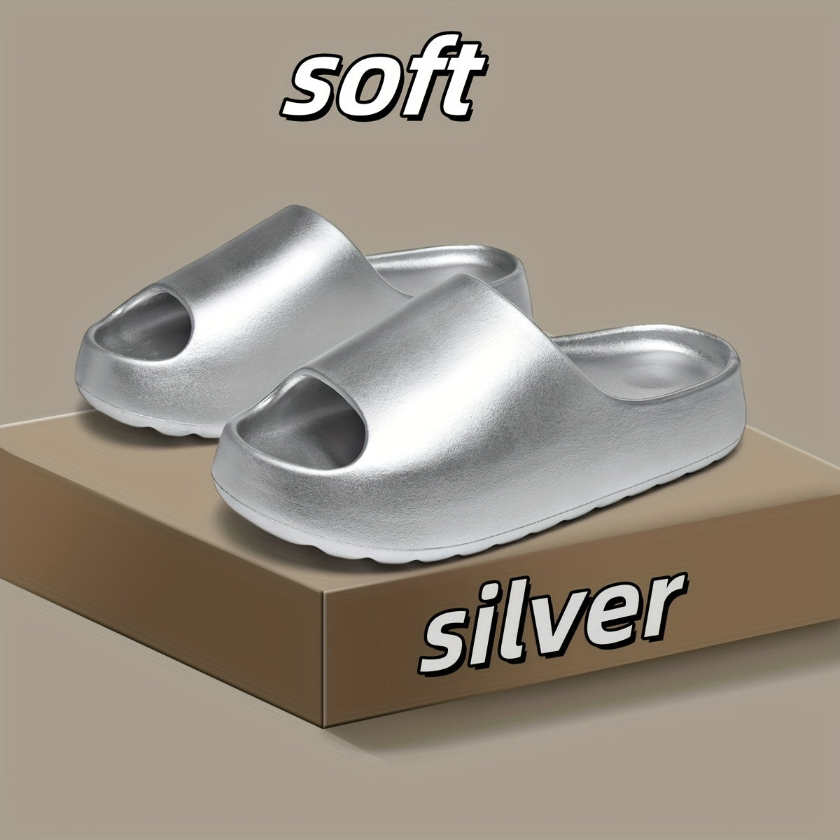 Ayollar uchun EVA slip-on sandallari, engil, ochiq barmoqli, nafas oladigan, ichki va tashqi foydalanish uchun