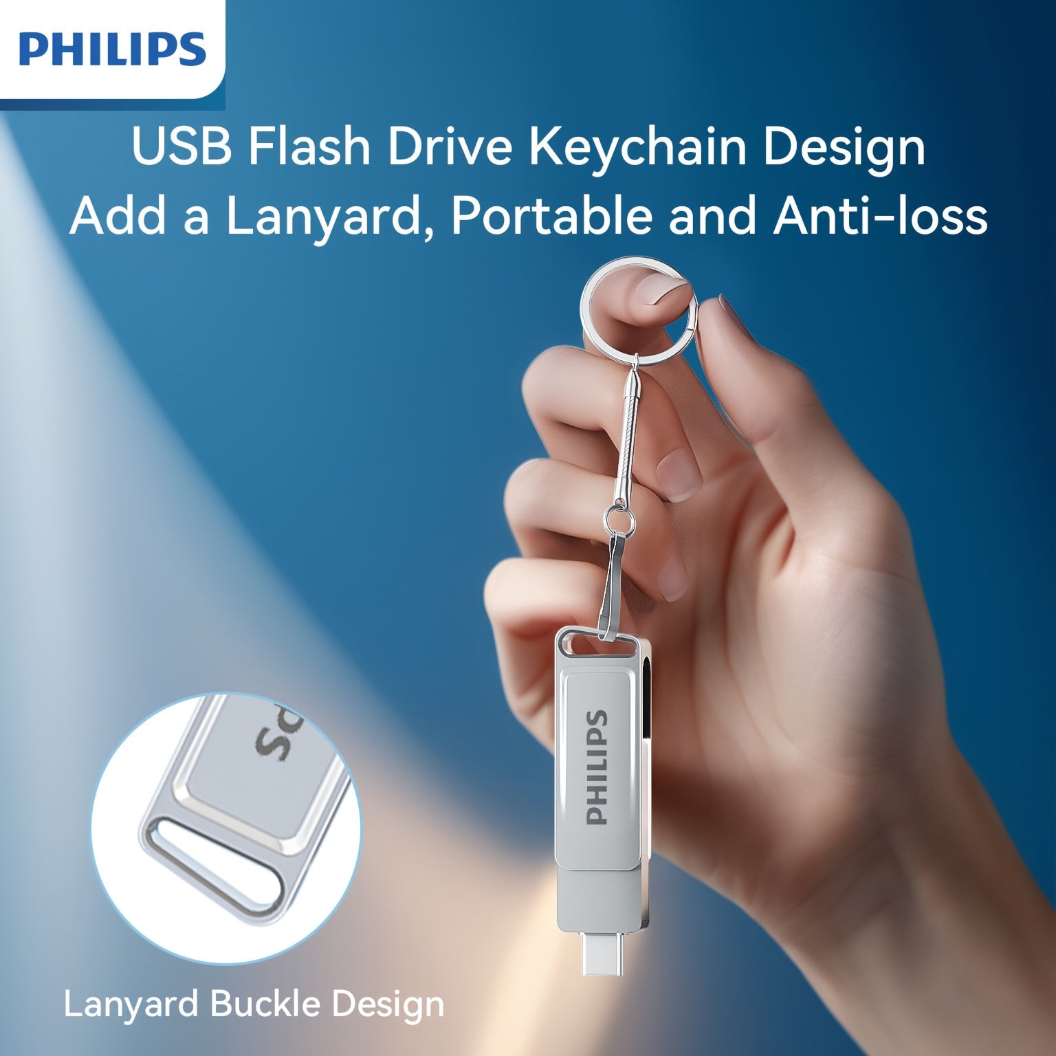 128GB USB C flesh drayveri Dual USB 3.2 Type C metall burilish portativ ma'lumotlarni saqlash