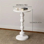 Black Metal Side Table Small Coffee Bedside Furniture for Living Room Outdoor