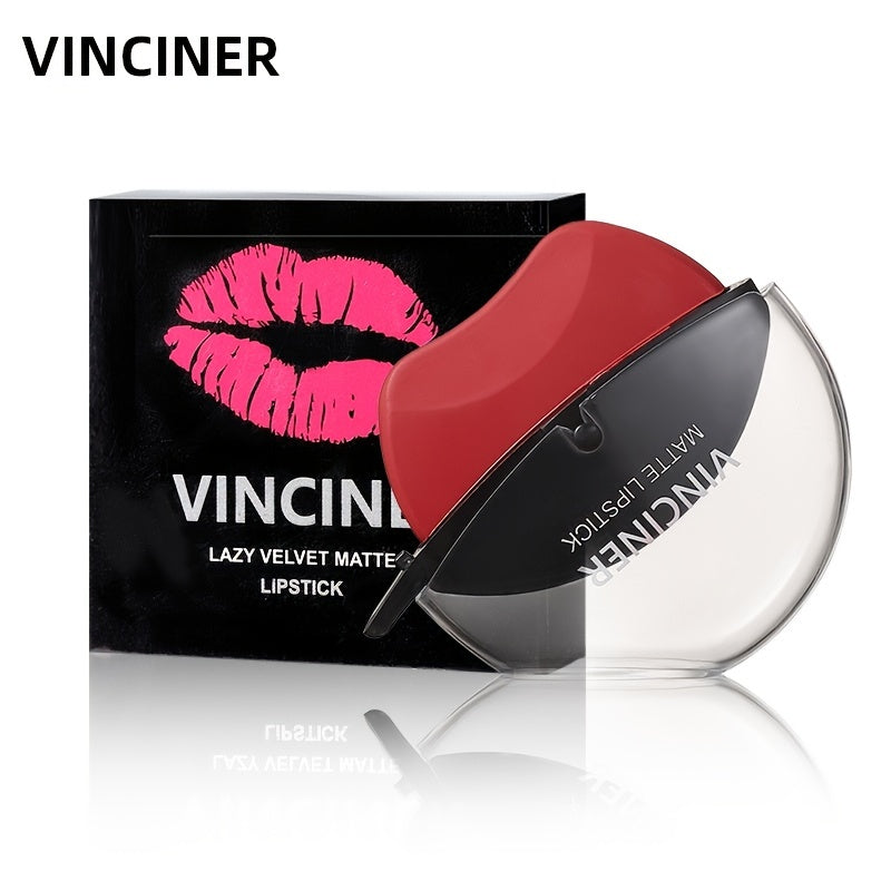 12-Color Waterproof Matte Lipstick Red Shades Moisturizing Non-Stick Long-Lasting