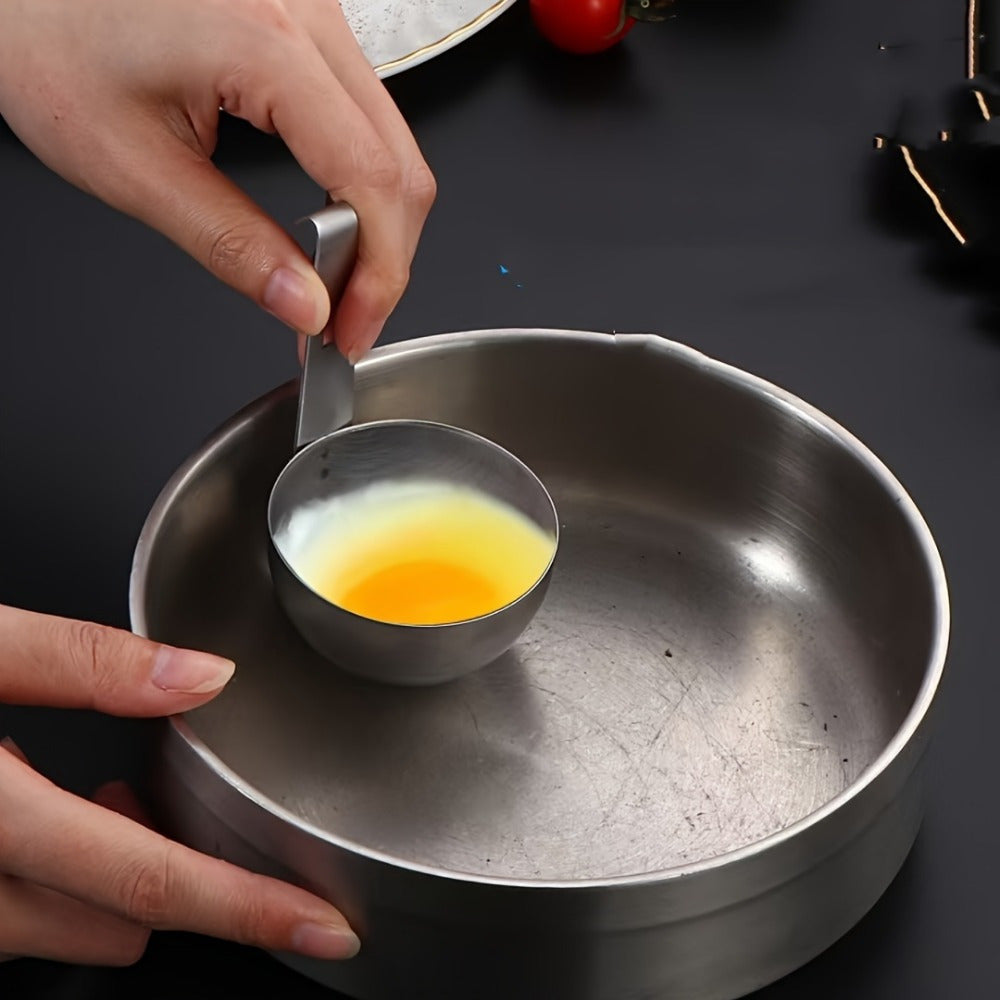 Premium Stainless Steel Non-Stick Egg Boiler Set with 3pcs, Easy-Cook Hanging Design, High-Temp Resistance, Ideal for Home & Travel.
