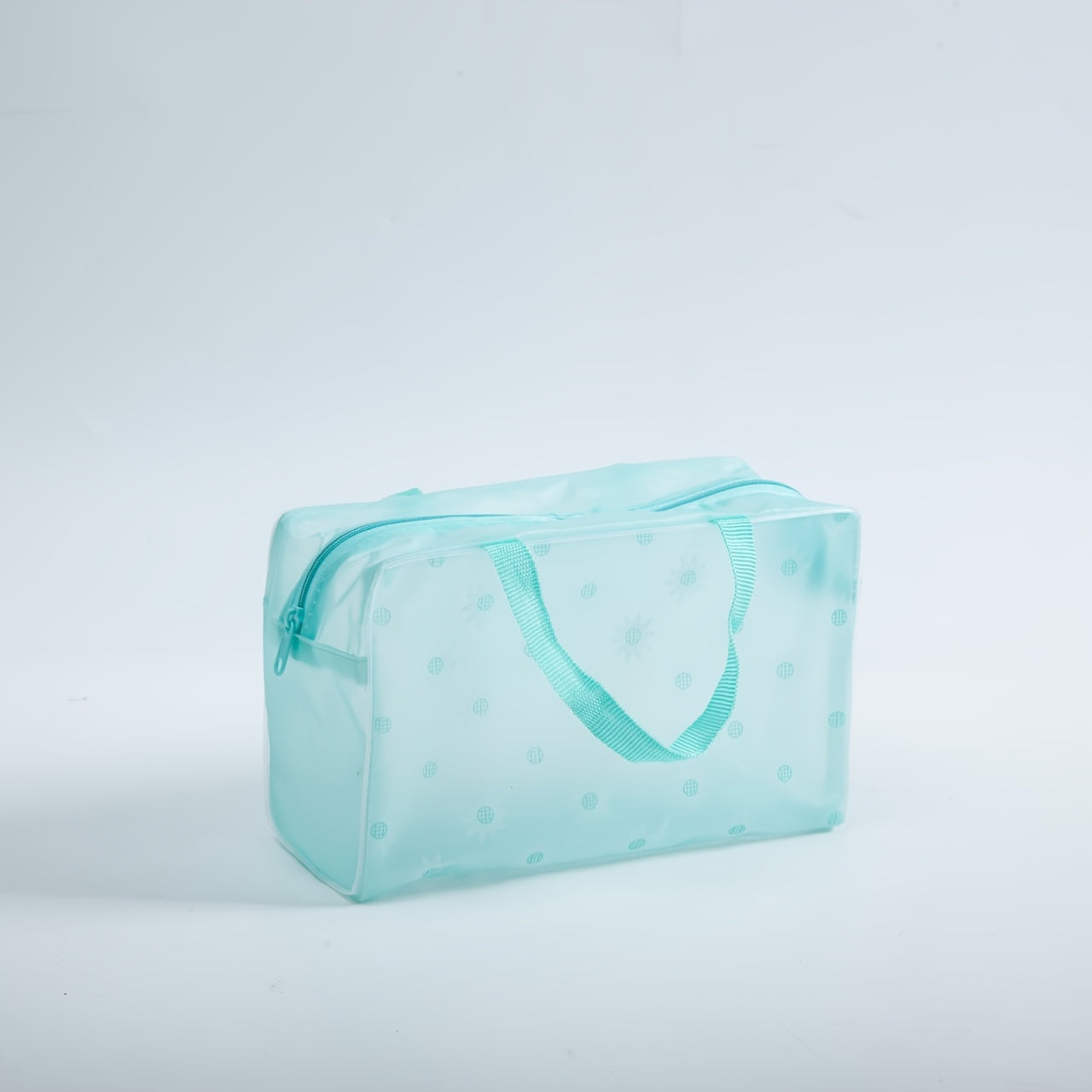 5 ta rangli bosma shaffof muzlatilgan suv o'tkazmaydigan fermuarlı saqlash sumkalari to'plami - yengil va yuvilishi mumkin, bolalar uchun sayohat zaruriyatlari uchun ideal