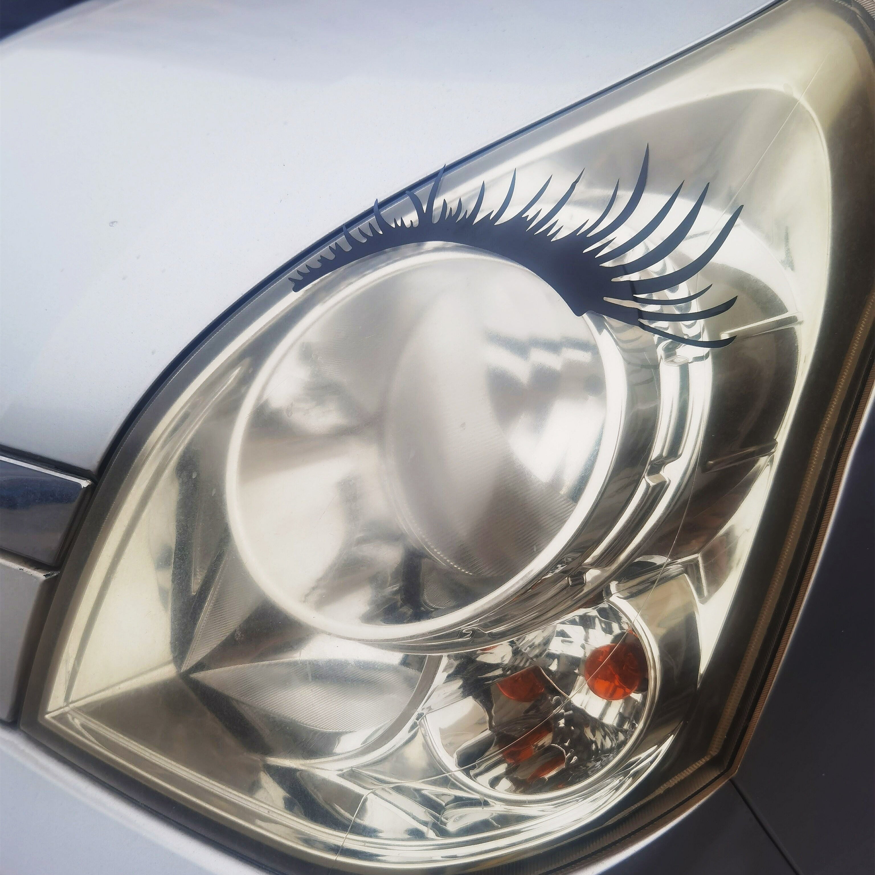 Pegatinas decorativas para faros de coche, vinilo impermeable, pegatinas para coche, luces de parachoques