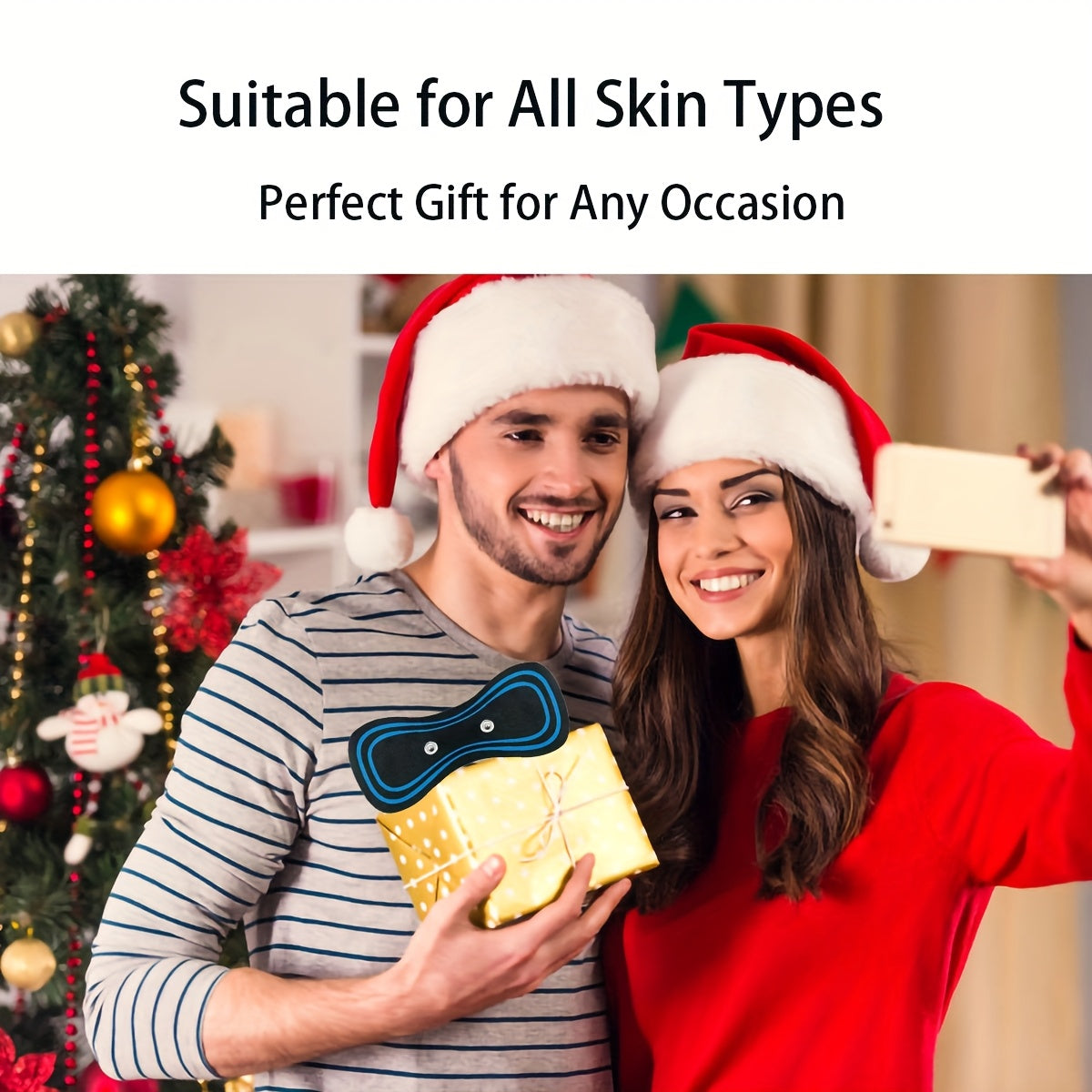 Electronic Muscle Massager with 8 Modes 19 Intensities Rechargeable EMS Device for Home Office Use