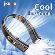 Wearable Personal Cooling Fan Portable Neck Fan 5-Speed USB Rechargeable
