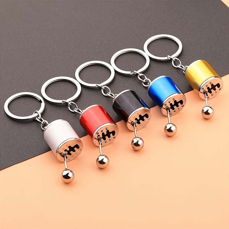 Universal Car Gear Shift Keychain Metal Mini Gear Stick Accessories for Men