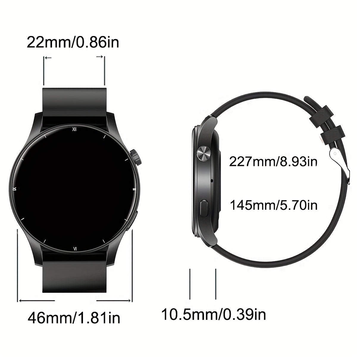 Smartwatch with 3D Dynamic Motion Plant Growth Dial 3.53cm Display IP68 Waterproof