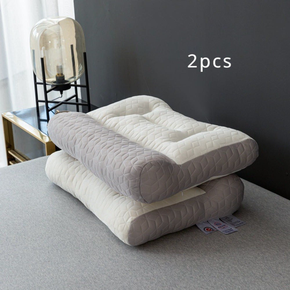  Almohada cervical no plegable con diseño ergonómico de fibra de poliéster para embarazo y posparto