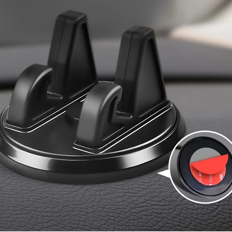 Soporte para teléfono de coche de silicona, soporte de escritorio con rotación de 360°, accesorio antideslizante para coche