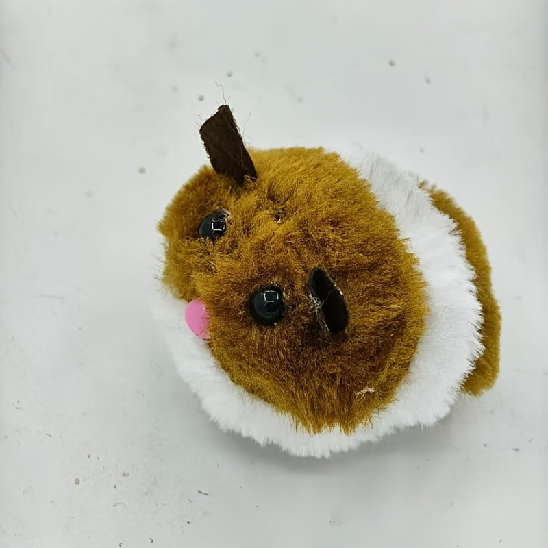 Plush Cat Toy with Mouse Design Shakes and Moves for Cats