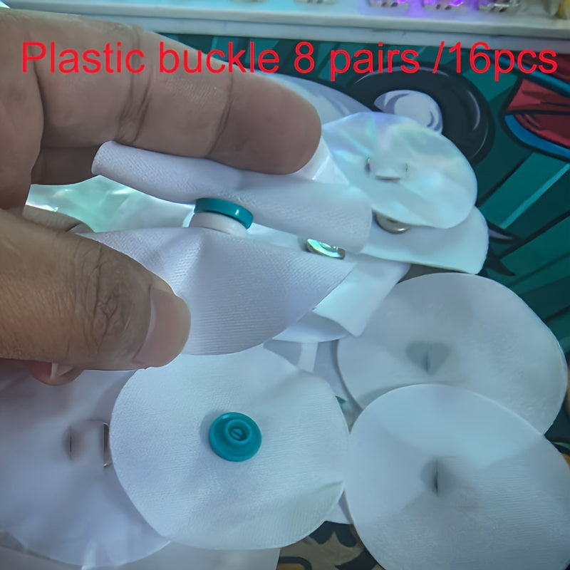 Duvet Clips Set of 16 White Sheet Fasteners Easy to Install and Secure