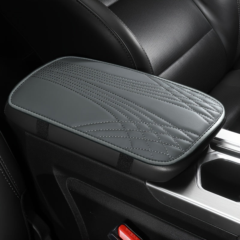 Подлокотник для автомобиля из искусственной кожи, нескользящий, два стиля, шесть цветов, подушка для центральной консоли