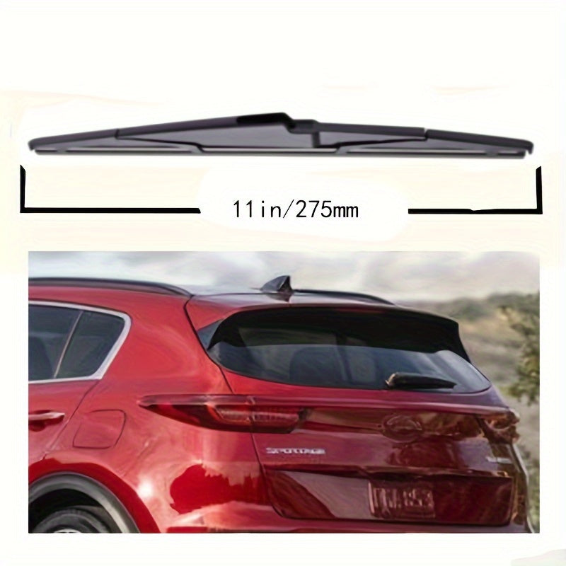 11-İnç orqa shisha yuvish qopqog'i tabiiy rezina Kia Sportage QL 2016-2020 uchun