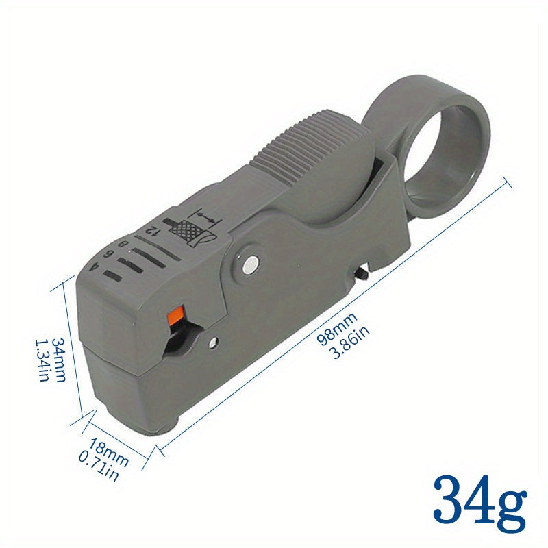 Multifunctional Wire Stripper and Crimping Tool with Plastic Handle