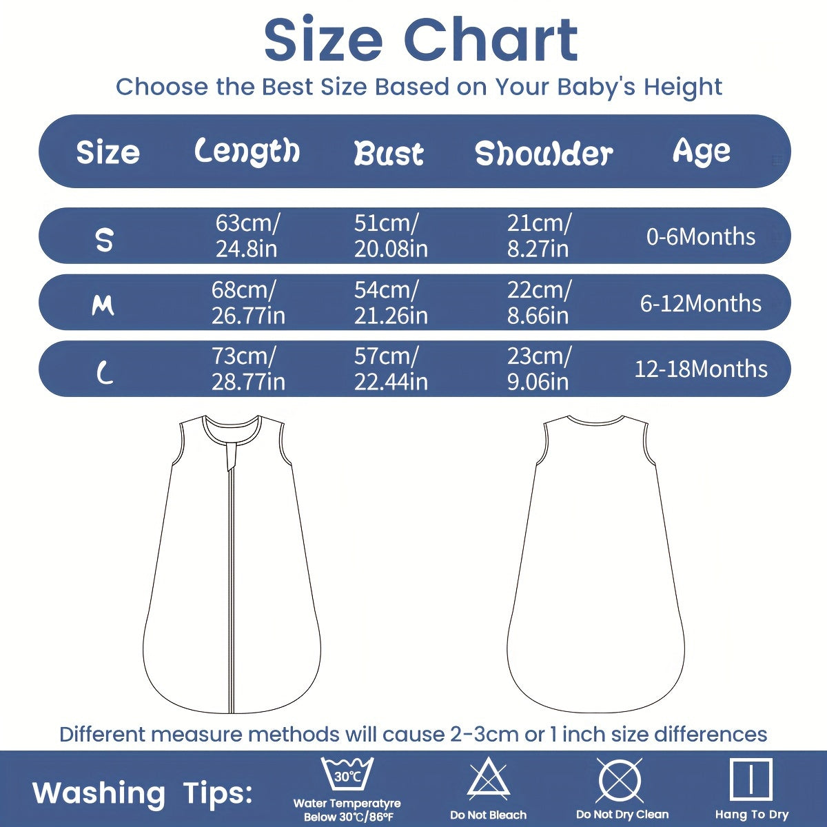 Kids Wearable Blanket with Double Zipper, Wrinkled Cotton, All Seasons