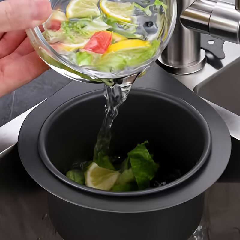 Qora Qush zanglamas po'lat oshxona sink filtri to'plami, osilgan rack va savat bilan