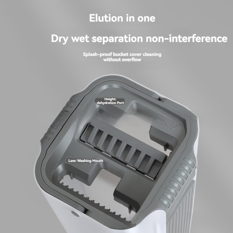 Ko'p funksiyali mopu to'plami - Nam va quruq tozalash uchun - Oshxonalar, hammomlar va yashash xonalarida oson tozalash uchun qalin, chizishsiz padlar bilan - Har xil yuzalar uchun mo'ljallangan mustahkam metall tutqich