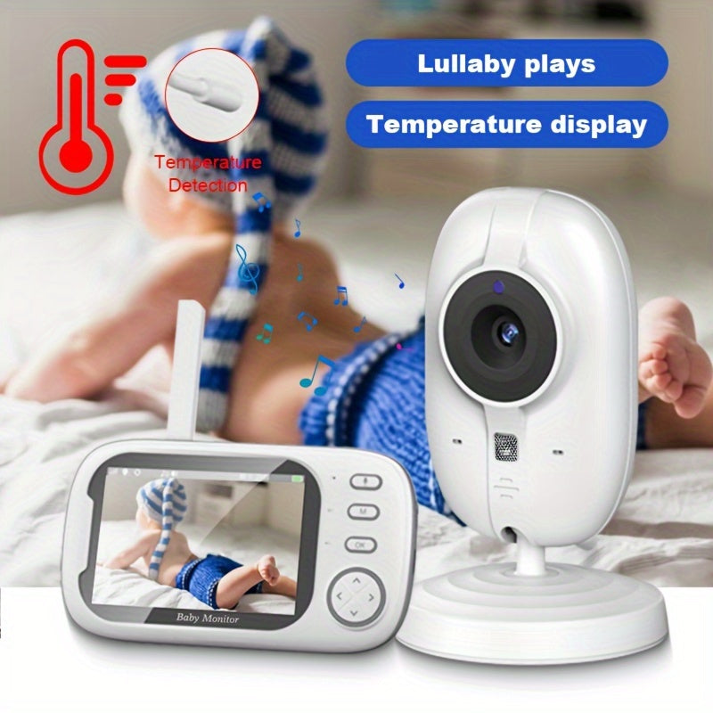 Indoor Security Camera 720P HD Night Vision Two-Way Audio Temperature Detection Smartphone Compatible